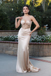 Load image into Gallery viewer, Wholesale Evening Gown Sweetheart Red Carpet Sheath Dress By LA2133