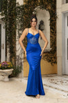 Load image into Gallery viewer, Wholesale Evening Gown Sweetheart Red Carpet Sheath Dress By LA2133