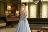 Load image into Gallery viewer, Wholesale Special Occasion Dress Plunging Neck A-Line Dress By LA2135