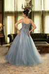 Load image into Gallery viewer, Wholesale Special Occasion Dress Plunging Neck A-Line Dress By LA2135