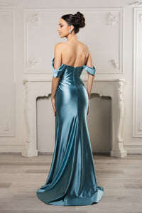 Wholesale Prom Dress Off-Shoulder Sleeveless Formal Dress By LA2138B