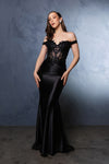 Load image into Gallery viewer, Wholesale Prom Dress Off Shoulder Mermaid Sequin Gala Gown By LA2141