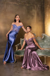 Load image into Gallery viewer, Wholesale Prom Dress Off Shoulder Mermaid Sequin Gala Gown By LA2141