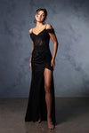 Load image into Gallery viewer, Wholesale Gala Dress Spaghetti Strap V-Neck Prom Gown By LA2142