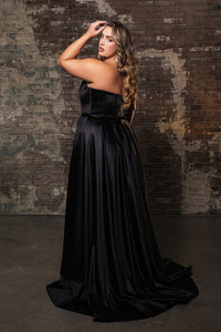 Wholesale Formal Dress Sweetheart High Slit A-Line Gala Gown By LA2144