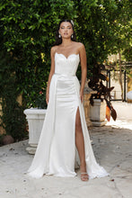 Load image into Gallery viewer, Wholesale Wedding Dress Strapless High Slit A-Line Gown By LA2144
