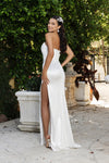 Load image into Gallery viewer, Wholesale Wedding Dress Strapless High Slit A-Line Gown By LA2144 - - Dress LA Merchandise