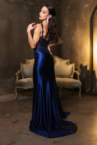 Wholesale Prom Dress Square Neck Sleeveless Formal Gown By LA2145B