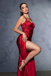 Load image into Gallery viewer, Wholesale Prom Dress Square Neck Sleeveless Formal Gown By LA2145B