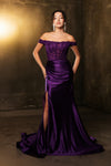 Load image into Gallery viewer, Wholesale Red Carpet Dress Sequin Off Shoulder Formal Gown By LA2146B