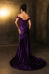 Load image into Gallery viewer, Wholesale Red Carpet Dress Sequin Off Shoulder Formal Gown By LA2146B