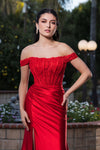 Load image into Gallery viewer, Wholesale Red Carpet Dress Sequin Off Shoulder Formal Gown By LA2146B