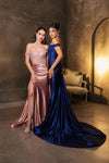 Load image into Gallery viewer, Wholesale Red Carpet Dress Sequin Off Shoulder Formal Gown By LA2146B