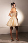 Load image into Gallery viewer, Wholesale Cocktail Dress Off Shoulder Sleeveless A-Line By LA2147