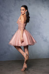 Load image into Gallery viewer, Wholesale Cocktail Dress Off Shoulder Sleeveless A-Line By LA2147