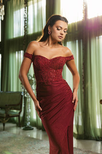 Wholesale Gala Dress Sweetheart Sequin Sheath Evening Gown By LA2148