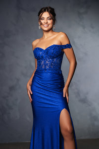 Wholesale Gala Dress Sweetheart Sequin Sheath Evening Gown By LA2148