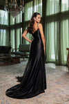 Load image into Gallery viewer, Wholesale Evening Dress Asymmetric Neck Sheath Prom Gown By LA2150 - - Dress LA Merchandise