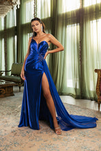 Load image into Gallery viewer, Wholesale Evening Dress Asymmetric Neck Sheath Prom Gown By LA2150
