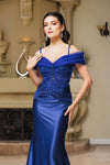 Load image into Gallery viewer, Wholesale Mother Of The Groom Dress Off The Shoulder Sequin Gown By LA2151 - - Dress LA Merchandise