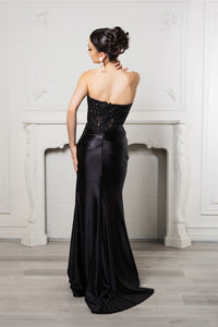 Wholesale Prom Dress Sweetheart High Side Slit Gala Gown By LA2152