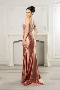 Wholesale Prom Dress Sweetheart High Side Slit Gala Gown By LA2152