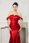 Load image into Gallery viewer, Wholesale Red Carpet Dress Sheath Off Shoulder Formal Gown By LA2155 - - Dress LA Merchandise