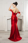 Load image into Gallery viewer, Wholesale Red Carpet Dress Sheath Off Shoulder Formal Gown By LA2155 - - Dress LA Merchandise