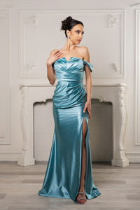 Wholesale Red Carpet Dress Sheath Off Shoulder Formal Gown By LA2155
