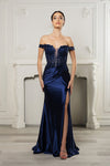 Load image into Gallery viewer, Wholesale Long Formal Dress Off The Shoulder Sequin Plus Size Gown By LA2157B - - Dress LA Merchandise