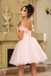 Load image into Gallery viewer, Wholesale Cocktail Sweetheart Off The Shoulder A-Line Hoco Dress By LA2159