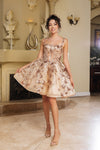 Load image into Gallery viewer, Wholesale Homecoming Scoop Neck Spaghetti Strap A-Line Dress By LA2160