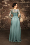 Load image into Gallery viewer, Wholesale Mother Of The Groom Dress Long Sleeve A-Line Gown By LA2161 - - Dress LA Merchandise