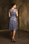 Load image into Gallery viewer, Wholesale Mother Of The Bride V-Neck Sequin A-Line Dress By LA2162