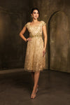 Load image into Gallery viewer, Wholesale Mother Of The Bride V-Neck Sequin A-Line Dress By LA2162