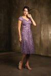 Load image into Gallery viewer, Wholesale Mother Of The Bride V-Neck Sequin A-Line Dress By LA2162