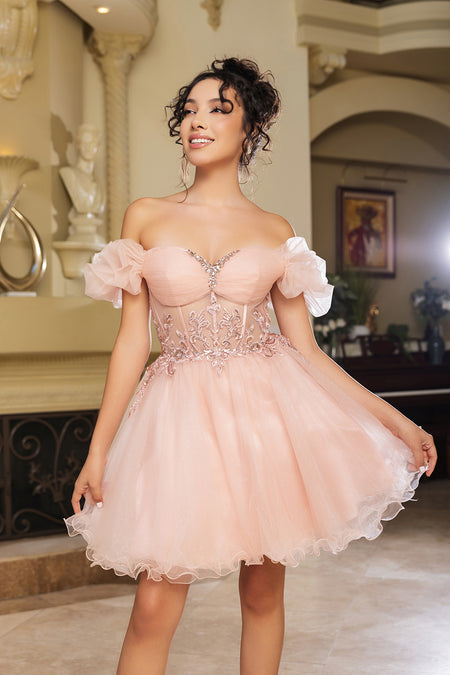Wholesale Semi-Formal Dress Sweetheart A-Line Cocktail By LA2164