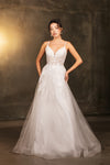 Load image into Gallery viewer, Wholesale Bridal Dress Plunging V-Neck A-Line Wedding Gown By LA2165