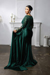 Load image into Gallery viewer, Wholesale Beaded Long Sleeve Mother of the Bride Gown with Illusion Bodice by LA2172 - - Mother of the Bride Dress LA Merchandise