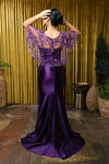 Load image into Gallery viewer, Wholesale Evening Gown with Sheer Beaded Overlay Mother of the Bride Dress By LA2173 - - Mother of the Bride Dress LA Merchandise