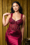 Load image into Gallery viewer, Wholesale Off-Shoulder Sequin Lace Mermaid Evening Gown Formal Dress By LA2180 - - Prom Dress LA Merchandise