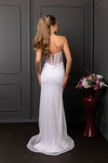 Load image into Gallery viewer, Wholesale Strapless Sequin Corset Evening Gown Formal Prom Dress By LA2195