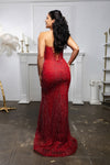 Load image into Gallery viewer, Wholesale Strapless Sequin Corset Evening Gown Formal Prom Dress By LA2195