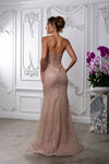Load image into Gallery viewer, Wholesale Strapless Sequin Corset Evening Gown Formal Prom Dress By LA2195