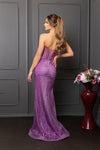 Load image into Gallery viewer, Wholesale Strapless Sequin Corset Evening Gown Formal Prom Dress By LA2195