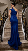 Load image into Gallery viewer, Wholesale Elegant One-Shoulder Satin Evening Gown with Side Slit Fitted Formal Dress by LA2199 - - Prom Dress LA Merchandise
