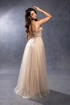 Load image into Gallery viewer, Wholesale Elegant A-Line Tulle Prom Dress with Corset Bodice Lace Appliqué by LA2209 - - Prom Dress LA Merchandise