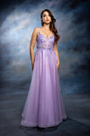 Load image into Gallery viewer, Wholesale Elegant Lace Corset A-Line Tulle Evening Dress with Spaghetti Straps by LA2212 - - Long Prom Dress LA Merchandise
