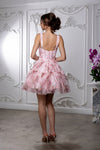 Load image into Gallery viewer, LA Merchandise LA2215 Tier Sweetheart Short Cocktail Dress Floral Print HOCO Party Dress - - Dress LA Merchandise