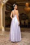 Load image into Gallery viewer, Wholesale Romantic Bridal Gown with Lace Corset Bodice &amp; Satin A-Line Skirt Lace-Up Back by LA2217 - - Wedding Dress LA Merchandise